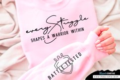 Every Struggle Shapes Sleeve SVG, Motivational SVG Design Product Image 1