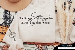 Every Struggle Shapes Sleeve SVG, Motivational SVG Design Product Image 3
