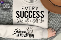 Every Success Starts with a Bold Idea Sleeve SVG Product Image 1