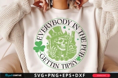Everybody In The Pub Gettin Tipsy SVG Design Product Image 1