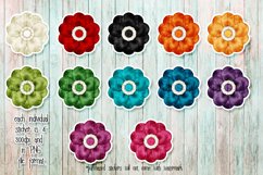 Elegant Colorful Flowers - Printable Stickers Product Image 2