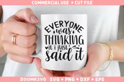 Sarcastic SVG, Funny SVG, Funny Quotes SVG, Funny Mug SVG Product Image 2