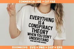 Funny Quote SVG, Conspiracy SVG, Sarcastic Quote SVG Product Image 2