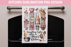 Mother&#039;s Day Kitchen Towel - Mother&#039;s Day Sublimation PNG Product Image 3