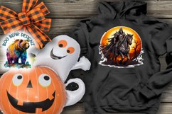 Evil Halloween Horseman Sublimation design Product Image 1