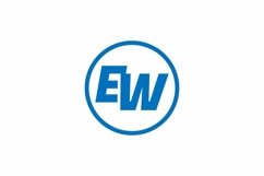 EW logo design vector template Product Image 1