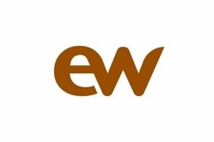 EW logo design vector template Product Image 1