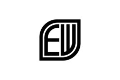 EW logo design Product Image 1