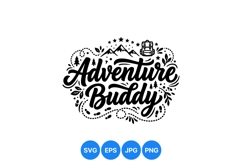Hand Drawn Adventure Buddy Svg For Outdoor Crafts Product Image 1