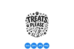 Cute Dog Treats Svg Clipart For Pet Lovers Product Image 1
