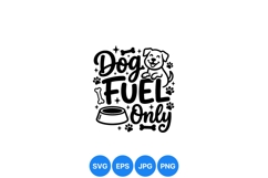 Cute Dog Fuel SVG Clipart For Pet Lovers Product Image 1