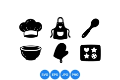 Minimalist Baking Kitchen Cooking Icon Product Image 1