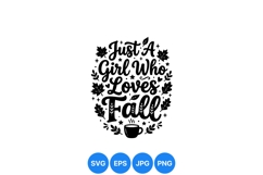 Hand Lettered Fall Quote Design With Leaves And Coffee Product Image 1