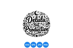 Motivational Hand Lettered Typography Clipart Design Product Image 1