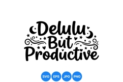 Hand Lettered Motivational Quote Clipart Design Product Image 1