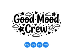 Cute Good Mood Positive Clipart Design Product Image 1
