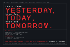 Ex Machina - Monospace Sans serif font family Product Image 13