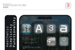 Ex Machina - Monospace Sans serif font family Product Image 14