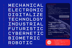 Ex Machina - Monospace Sans serif font family Product Image 7
