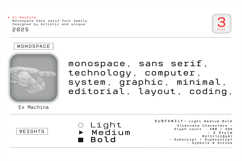 Ex Machina - Monospace Sans serif font family Product Image 8