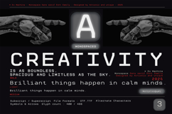 Ex Machina - Monospace Sans serif font family Product Image 9
