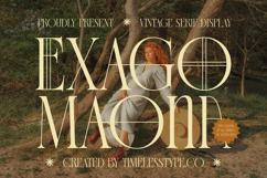 Exago Maona - Vintage Serif Display Product Image 1