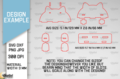 Animal Glasses Holder Laser Cut. Eyeglass Holder SVG Product Image 2