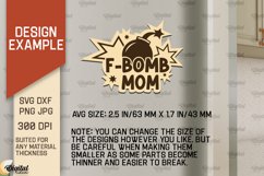 Mother's Day Magnets Laser Cut Bundle. Gift for Mom SVG Product Image 2