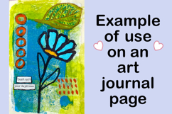 Motivational Ephemera Words Phrases for Art Junk Journaling Product Image 3