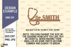 Personalized Doctor Sign Laser Cut. Wall Decor SVG Product Image 2