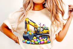 Easter Excavator PNG, Easter Kids PNG, Easter Sublimation Product Image 2