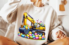 Easter Excavator PNG, Easter Kids PNG, Easter Sublimation Product Image 3