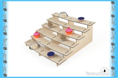 Laser-cut cupcake stand, 6-tier cake display, laser-cut Product Image 4