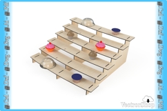 Laser-cut cupcake stand, 6-tier cake display, laser-cut Product Image 9