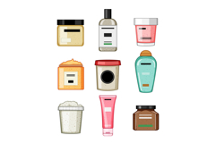 exfoliating scrub set cartoon Product Image 1