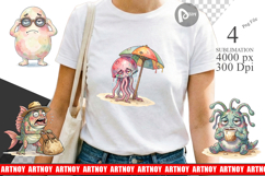 Exhausted Mutant Beach Sublimation Product Image 1