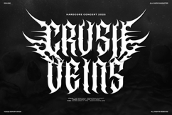Exilium | Black Metal Font Product Image 3