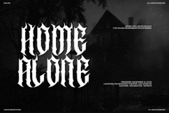 Exilium | Black Metal Font Product Image 4
