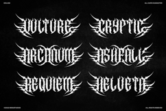 Exilium | Black Metal Font Product Image 5