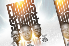 Exodus church flyer template in PSD Product Image 2