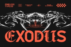Exodus - Blackletter Display Font Product Image 1