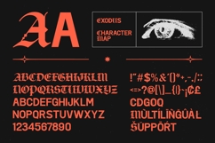 Exodus - Blackletter Display Font Product Image 9
