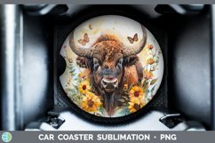 GorgeousExotic Animals Car Coaster design.