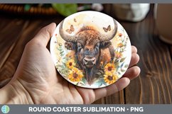 GorgeousExotic Animals Round Coaster design.