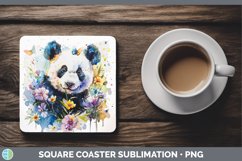 GorgeousExotic Animals Square Coaster design.