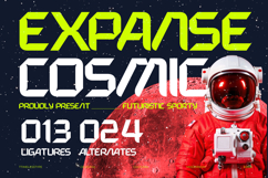 Expanse Cosmic - Futuristic Sporty Display Font Product Image 1