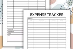Expense Tracker Interior, Expense log book Product Image 2