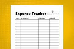 Amazon kdp expense tracker interior for kindle publisher Product Image 3