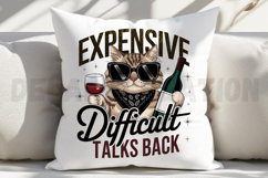 Expensive Difficult Talks Back Sublimation PNG Product Image 3