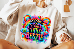 Mama&#039;s Expensive Little Bestie, Funny Kids Sublimation, Mom Product Image 3